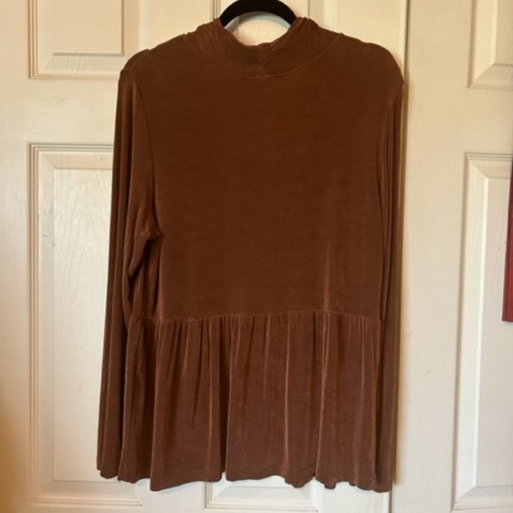 Women's Loose Long Sleeve Open Cardigan, Size L - Picture 3 of 3